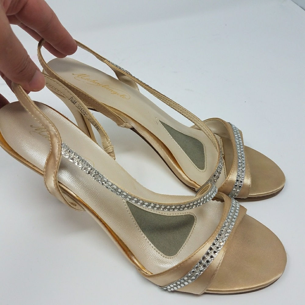 Champagne color heels